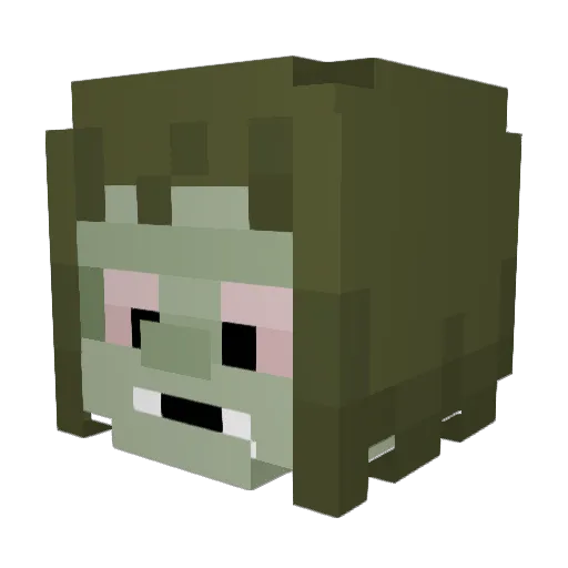 DudeGuy03 Minecraft avatar head, 3D render