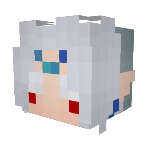 DudeGuy0_0 Minecraft avatar head, 3D render