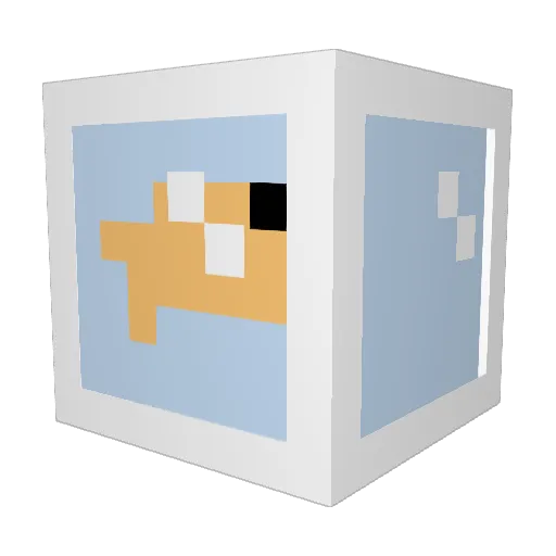 DudeIAmPro Minecraft avatar head, 3D render