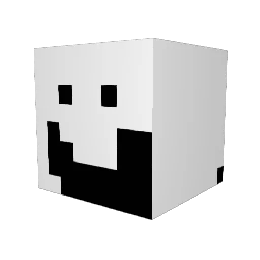 DudeWhatlol Minecraft avatar head, 3D render