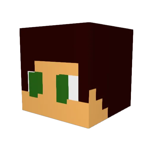 Dude_Smithy Minecraft avatar head, 3D render