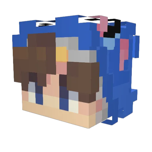 Dude_a_chu Minecraft avatar head, 3D render