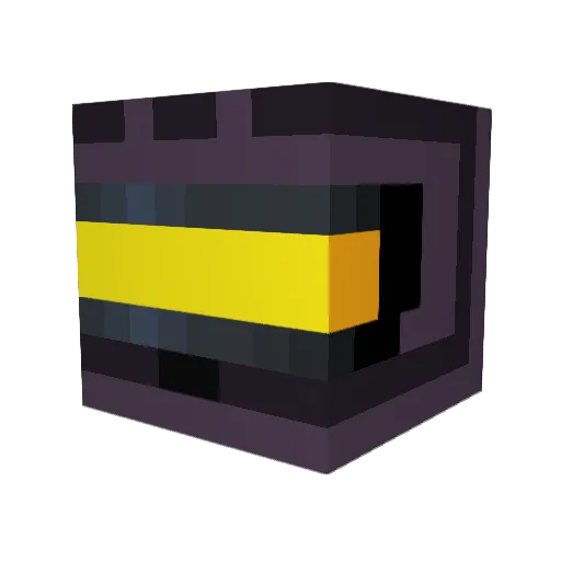Dudeking Minecraft avatar head, 3D render