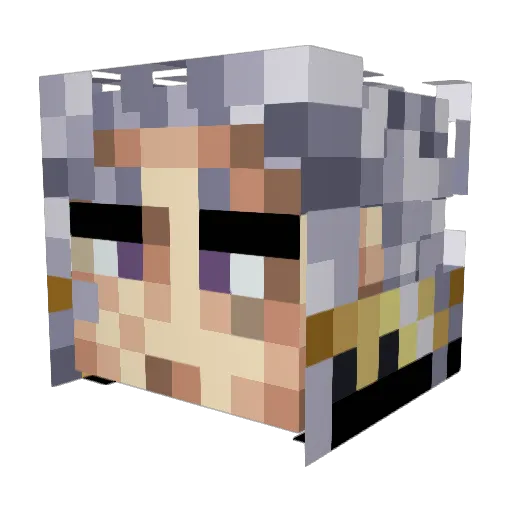Dudenguy Minecraft avatar head, 3D render