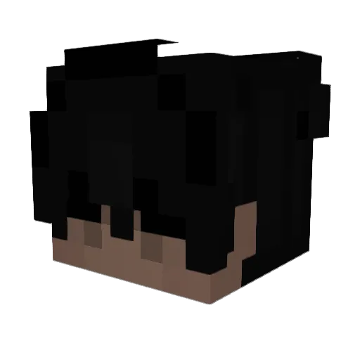 Dudusieq_ Minecraft avatar head, 3D render