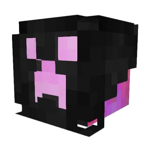 Duedz Minecraft avatar head, 3D render