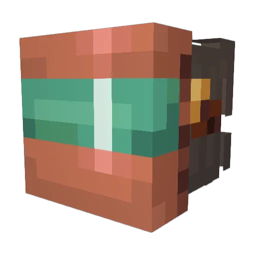 Duelguy Minecraft avatar head, 3D render