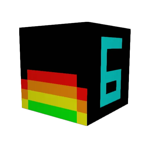 Duendex Minecraft avatar head, 3D render