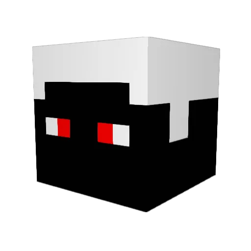Duentchmier Minecraft avatar head, 3D render