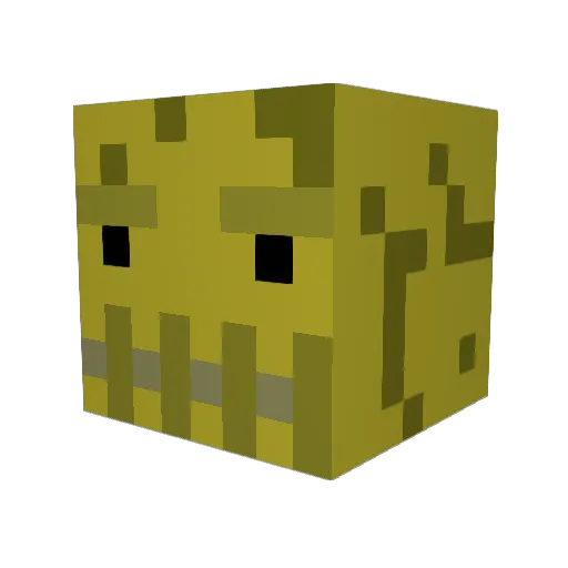 Duernesherre Minecraft avatar head, 3D render