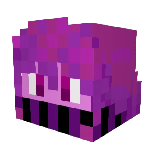 DuffAndrey Minecraft avatar head, 3D render