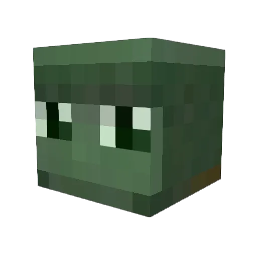Duffer74 Minecraft avatar head, 3D render