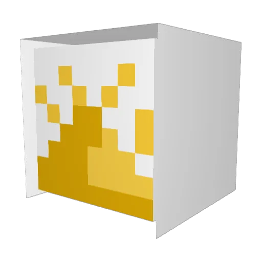Dufflesswonder Minecraft avatar head, 3D render