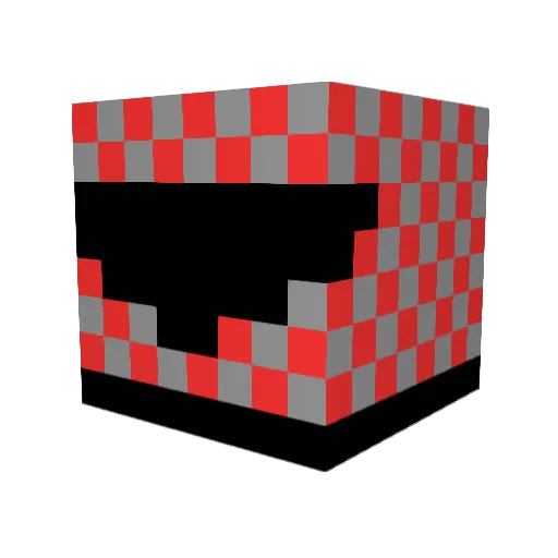 Duffnose Minecraft avatar head, 3D render