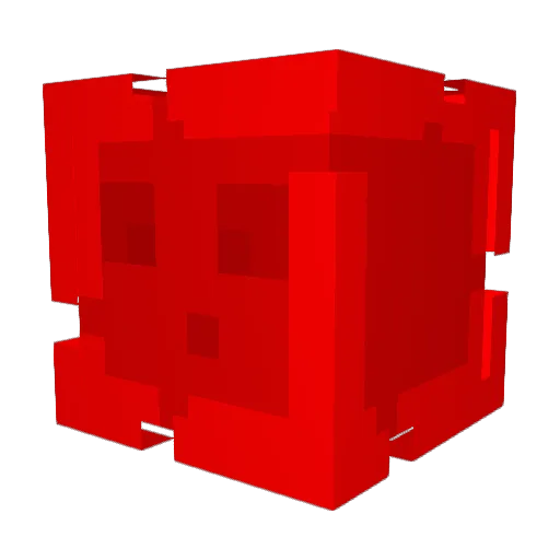 Dufman01 Minecraft avatar head, 3D render