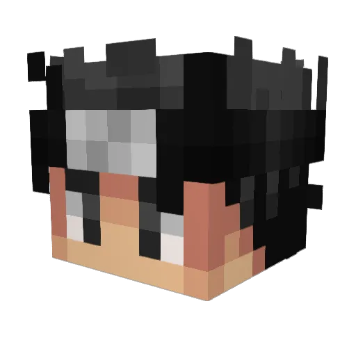 DuhTruth Minecraft avatar head, 3D render