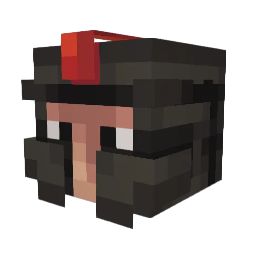 Duhneeno Minecraft avatar head, 3D render