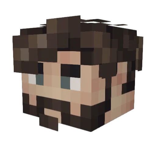 DuimpieGamer535 Minecraft avatar head, 3D render