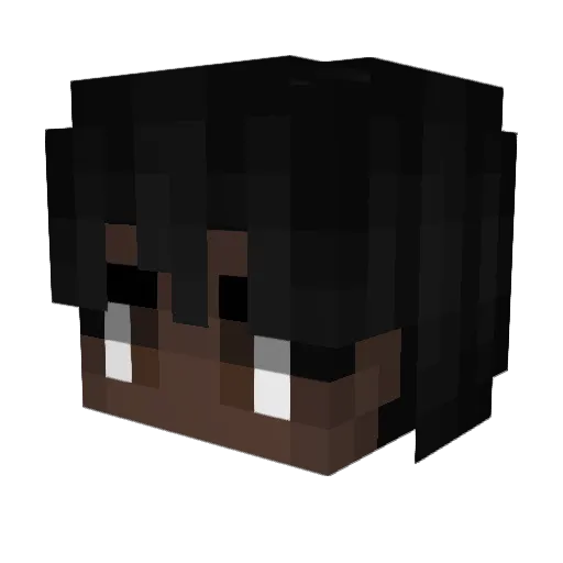 DukDude Minecraft avatar head, 3D render