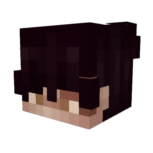 DukcLord Minecraft avatar head, 3D render