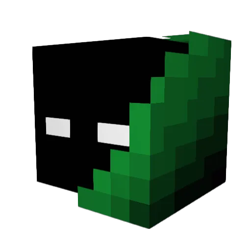 DukeDemiseReal Minecraft avatar head, 3D render