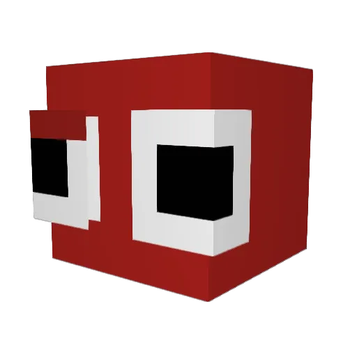DukeHorse_ Minecraft avatar head, 3D render