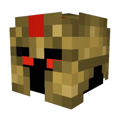 DukeMaster2000 Minecraft avatar head, 3D render