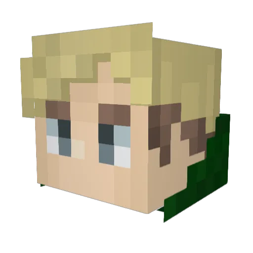 DukeOfCornwall Minecraft avatar head, 3D render