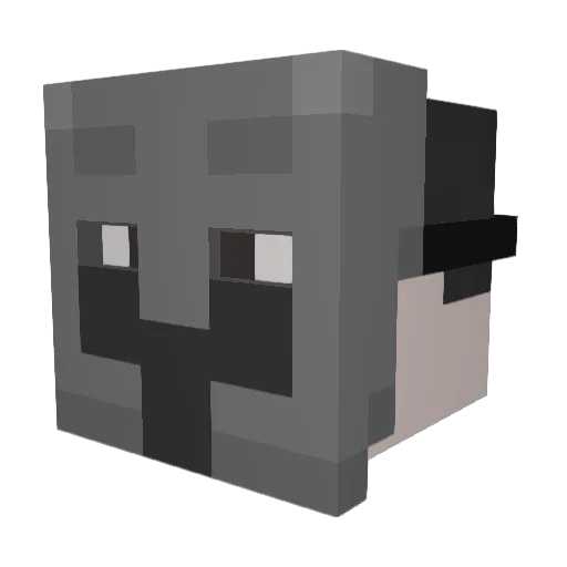 DukeOfLithuania Minecraft avatar head, 3D render