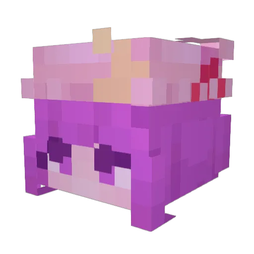 DukeOfShades Minecraft avatar head, 3D render