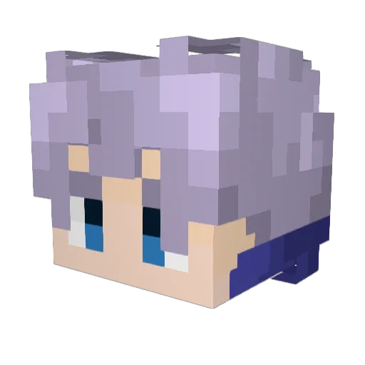 DukeSilver__ Minecraft avatar head, 3D render