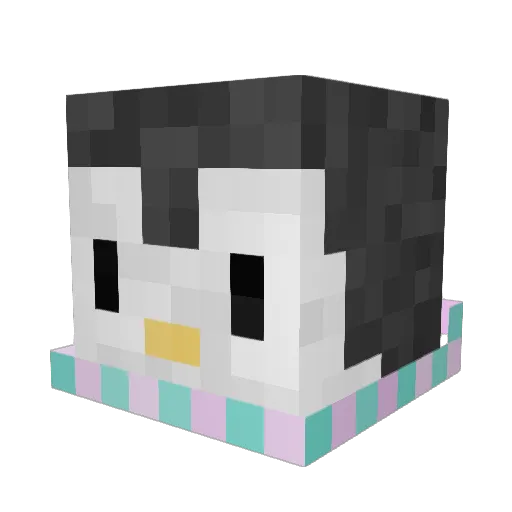 DukeTheDiggler Minecraft avatar head, 3D render