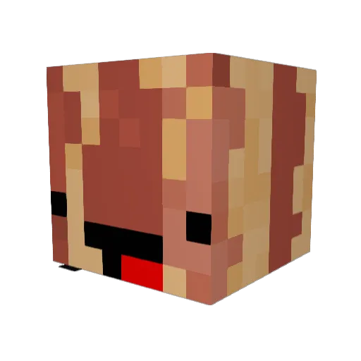 Duke_Destroyer Minecraft avatar head, 3D render