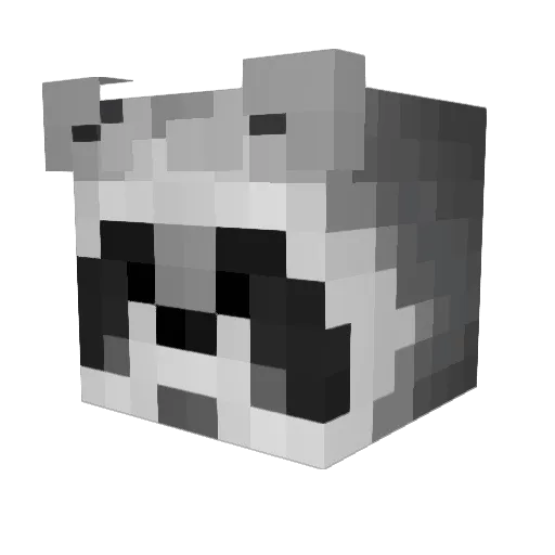 Duke__V Minecraft avatar head, 3D render