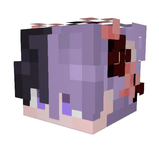 Dukeeh_ Minecraft avatar head, 3D render