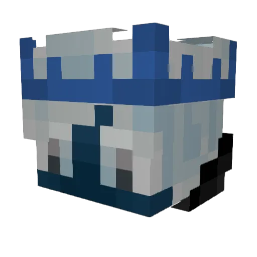 Dukelyis Minecraft avatar head, 3D render
