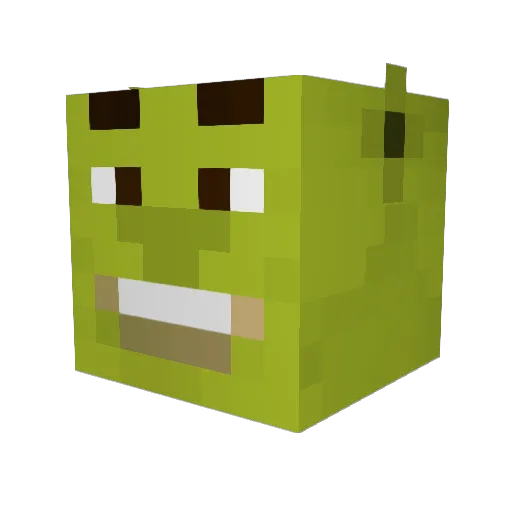 DukeofEndor Minecraft avatar head, 3D render