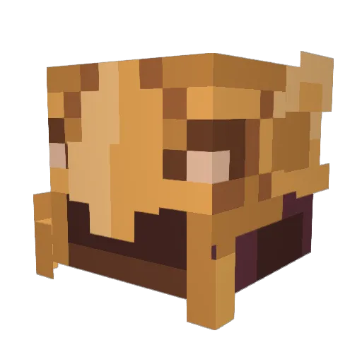 Dukko_OriginalTM Minecraft avatar head, 3D render