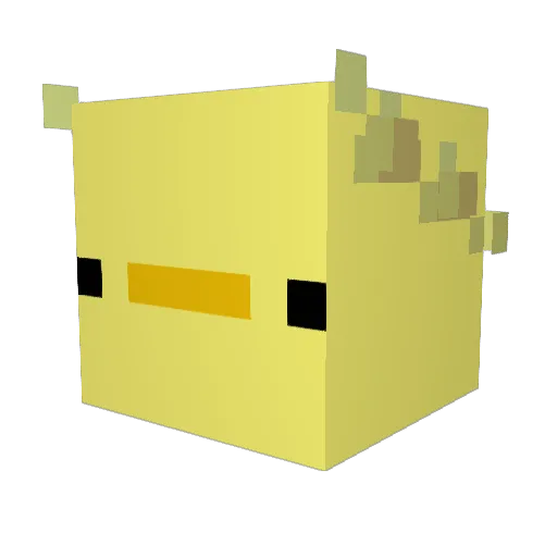 Dukyratusca Minecraft avatar head, 3D render