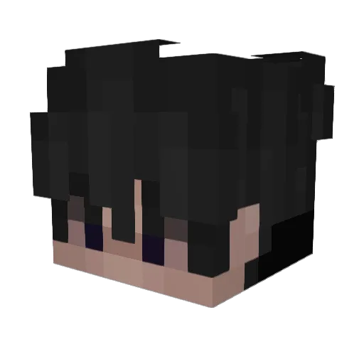 DulePropeler Minecraft avatar head, 3D render