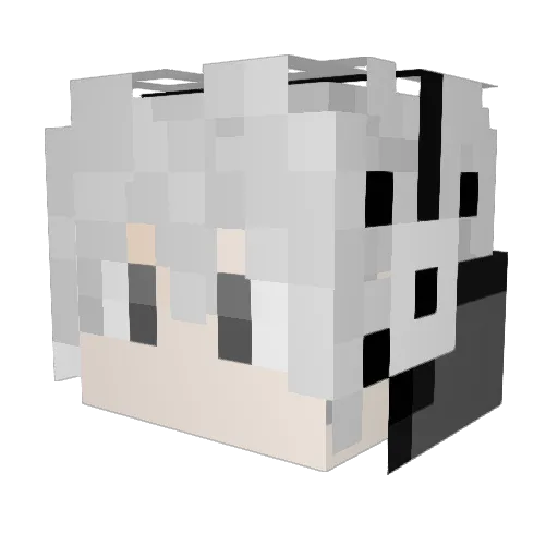Dulikm4i Minecraft avatar head, 3D render