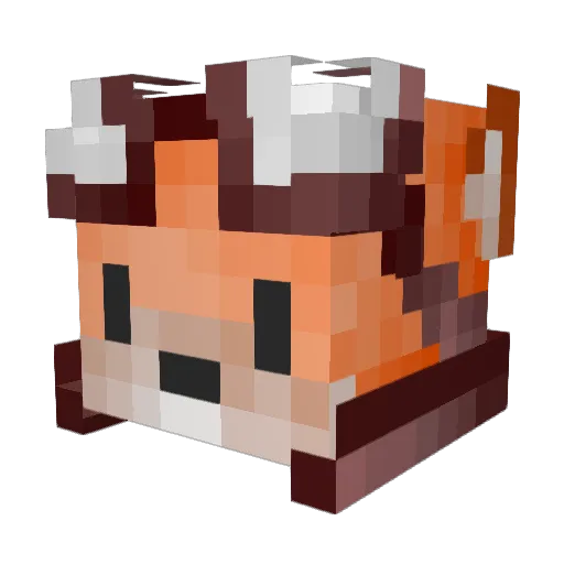 DullDemo Minecraft avatar head, 3D render