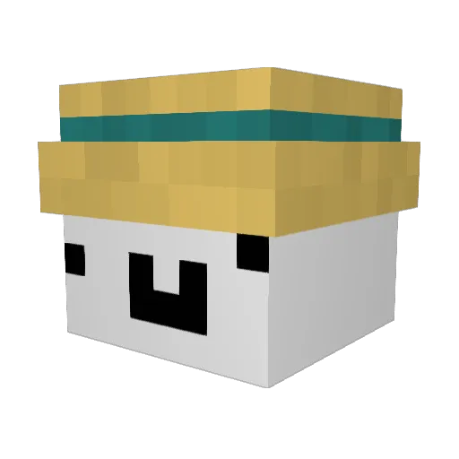 DullNF Minecraft avatar head, 3D render