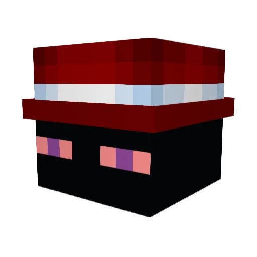 DullSmoke Minecraft avatar head, 3D render