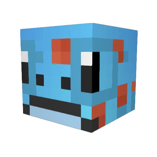 DullishChief Minecraft avatar head, 3D render