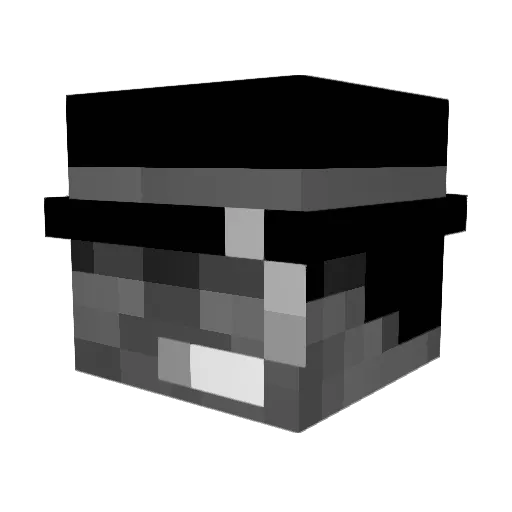 Duluh Minecraft avatar head, 3D render