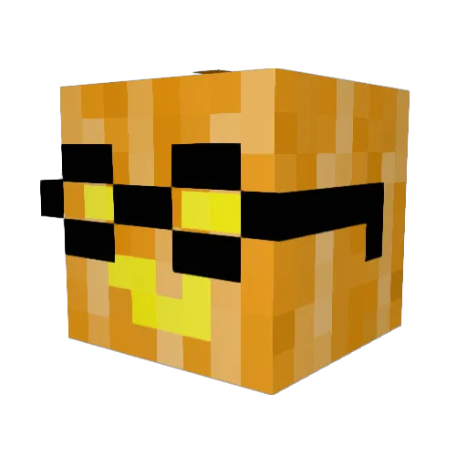 Dum_C8 Minecraft avatar head, 3D render