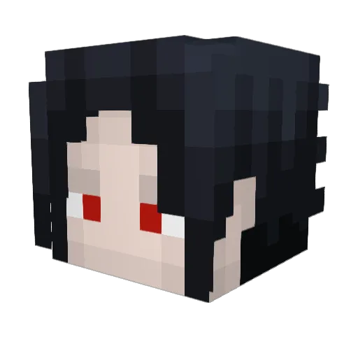 Dumars Minecraft avatar head, 3D render