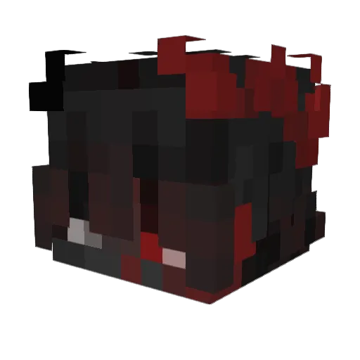 DumbIsDumb Minecraft avatar head, 3D render