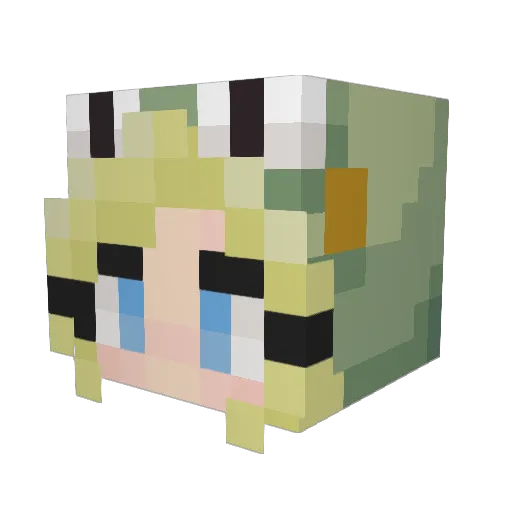 DumbMawth Minecraft avatar head, 3D render